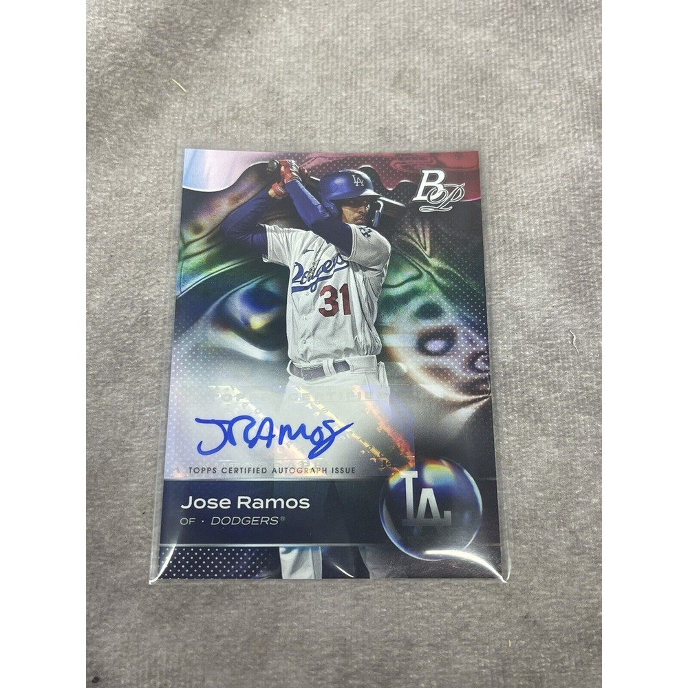2023 Bowman Platinum Top Prospects Autographs Jose Ramos Auto Los Angeles